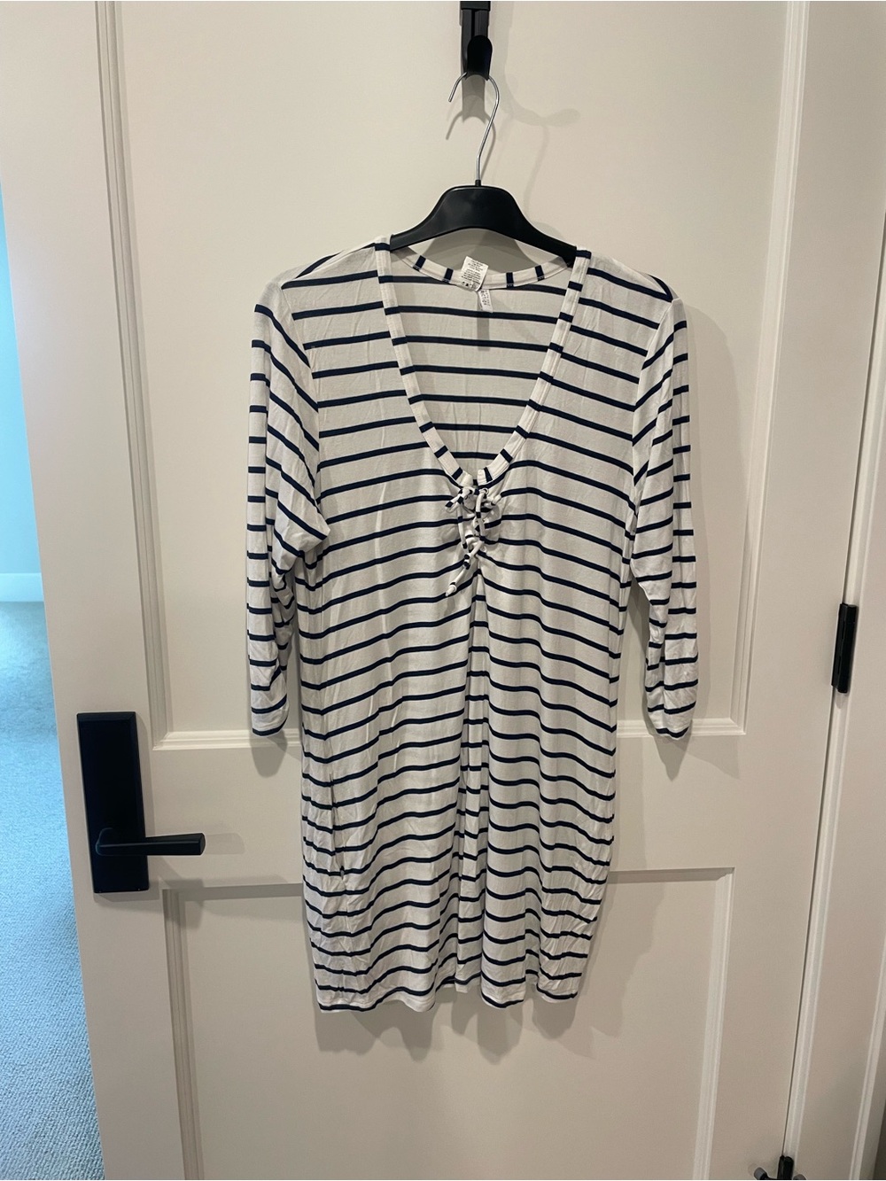 Women’s Navy & White Coverup